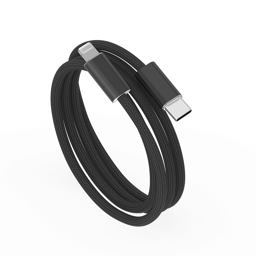 WiWU Essen Nylon Braided 27W C-L Cable 1.5m